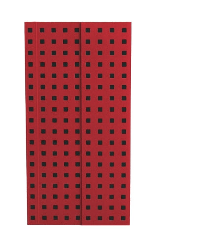 Red on Black (Quadro) B6.5 Lined Notebook
