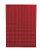 Red on Black (Quadro) A4 Lined Notebook