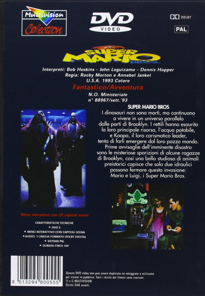 super mario bros dvd Italian Import