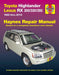 Toyota HighLander (2001-2019) & Lexus RX 300/330/350 (1999-2019) (USA)