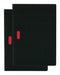 Black / Black (set of two) A5 Grid Notebooks