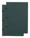 Grey on Black / Grey on Black (set of two) A5 Lined Notebooks