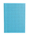 Blue on Grey (Circulo) A7 Lined Notebook