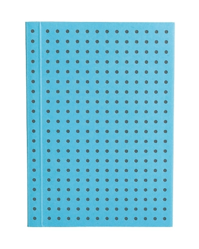 Blue on Grey (Circulo) A7 Lined Notebook