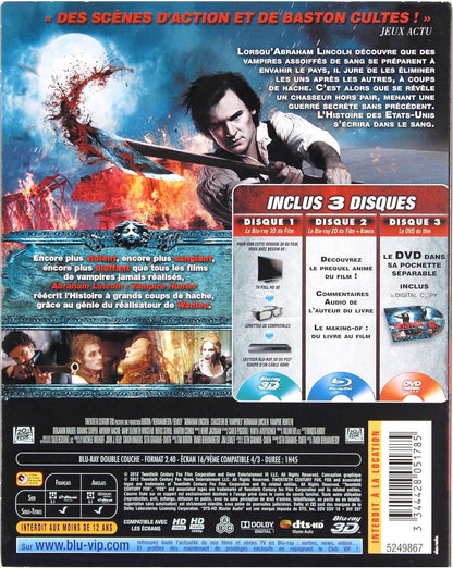Abraham Lincoln, Vampire Hunter - Blu-ray 3D