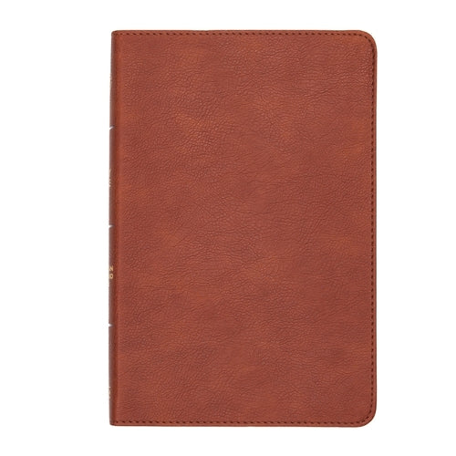 CSB Thinline Reference Bible, Burnt Sienna LeatherTouch