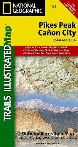 Pikes Peak, Cañon City Map