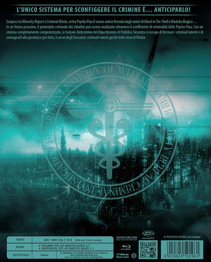 Psycho Pass - The Complete Series (Eps 01-22) (4 Blu-Ray) (1 BLU-RAY