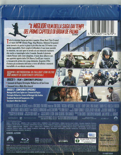 Mission: Impossible Fallout (Blu-Ray) (2 Dischi