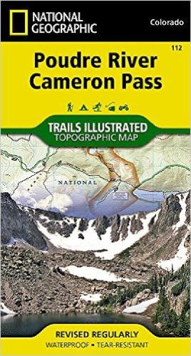 Poudre River, Cameron Pass Map