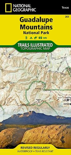 Guadalupe Mountains National Park Map