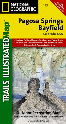Pagosa Springs, Bayfield Map