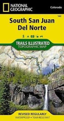 South San Juan, Del Norte Map