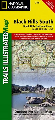Black Hills South Map (Black Hills National Forest)