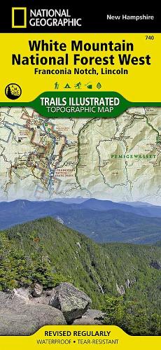 White Mountain National Forest West Map (Franconia Notch