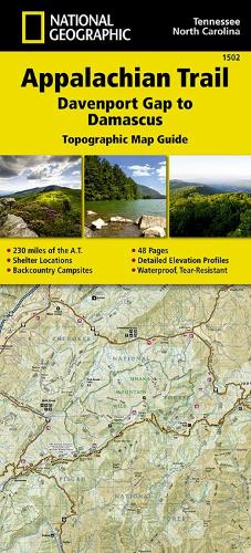 Appalachian Trail: Davenport Gap to Damascus Map