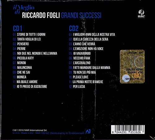 Il Meglio Di Riccardo Fogli: Grandi Successi