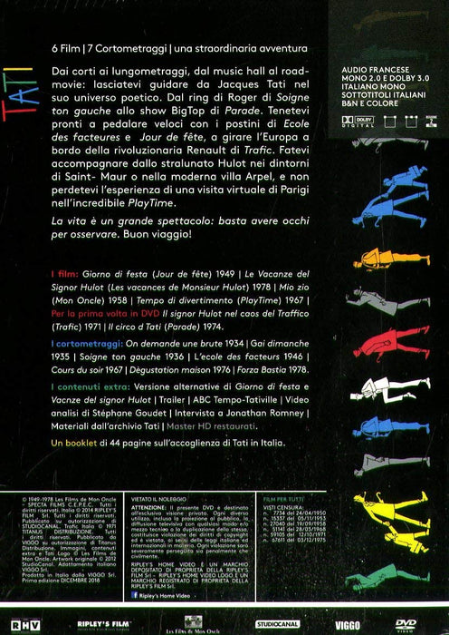 Dvd - Jacques Tati Cofanetto (10 Dvd) (1 DVD)