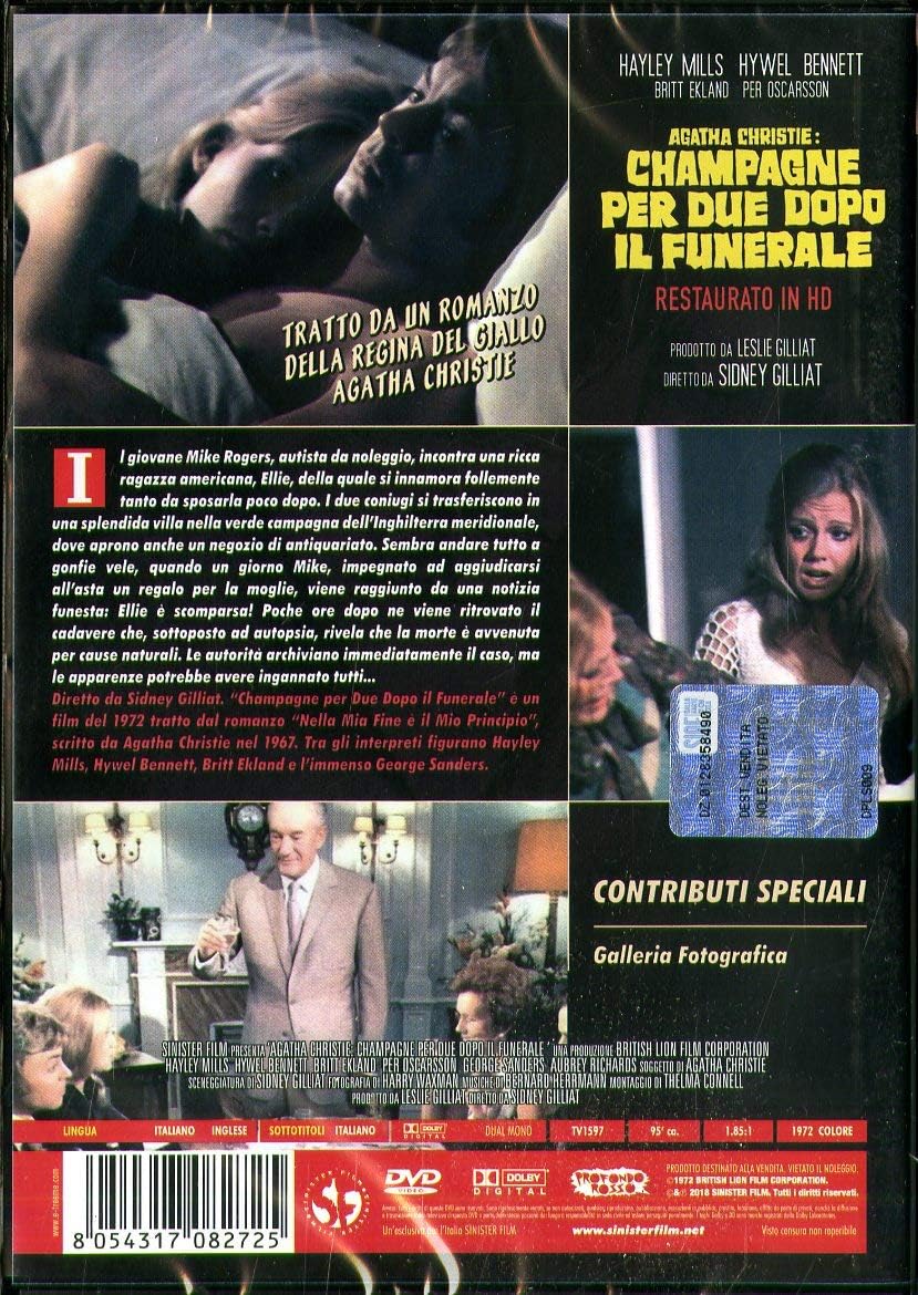 Dvd - Champagne Per Due Dopo Il Funerale (Restaurato In Hd) (1 DVD
