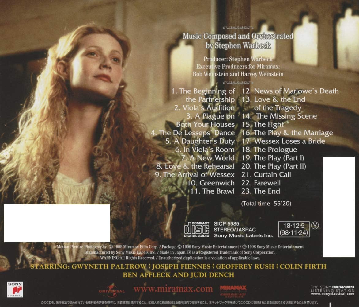 Stephen Warbeck - Shakespeare In Love / O.S.T.