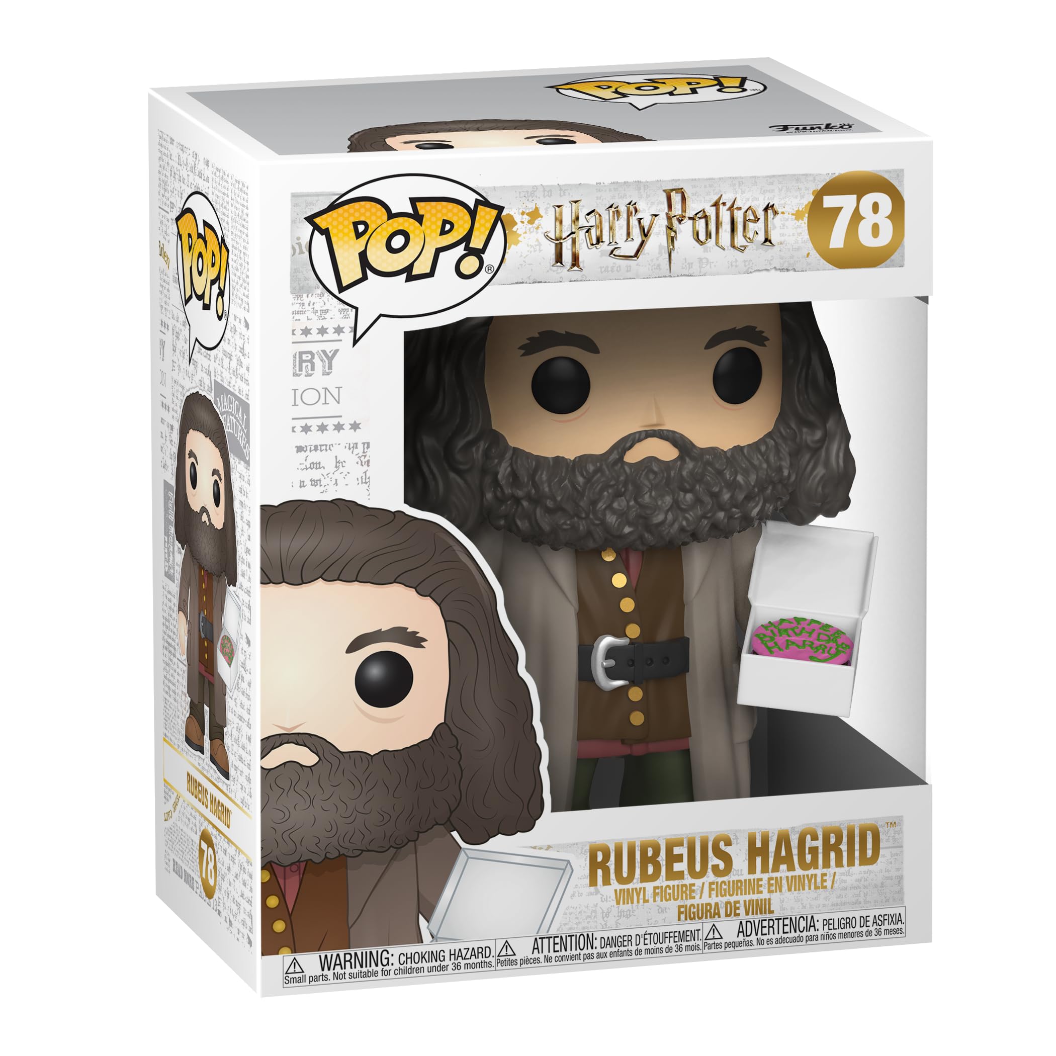 Funko Pop! HP: - 6" Rubeus Hagrid mit Cake - Harry Potter - Vinyl-Sammelfigur - Geschenkidee - Offizielle Handelswaren - Spielzeug Für Kinder und Erwachsene - Movies Fans