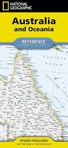 Australia and Oceania Reference Map (Folded)