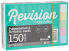 Luxpad A6 Lined Revision & Presentation Cards - Assorted Colours + White. 150 Cards Per Pad (6x4"