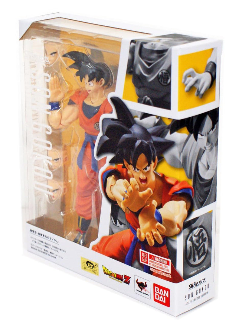 TAMASHII NATIONS - Dragon Ball Z - Son Goku -A Saiyan Raised on Earth-, Bandai Spirits S.H.Figuarts Action Figure
