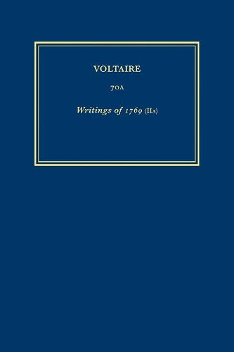 Œuvres complètes de Voltaire (Complete Works of Voltaire) 70A