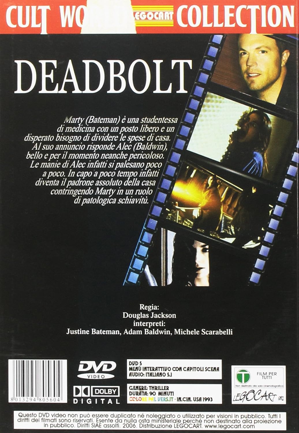 deadbolt - dietro la porta dvd Italian Import