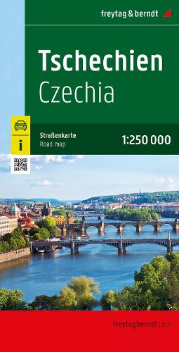 Tschechien, Straßenkarte 1:250.000, freytag & berndt (freytag & berndt Auto + Freizeitkarten