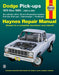 Dodge Ramcharger & Trailduster full-size pick-ups (1974-1993) Haynes Repair Manual (USA)