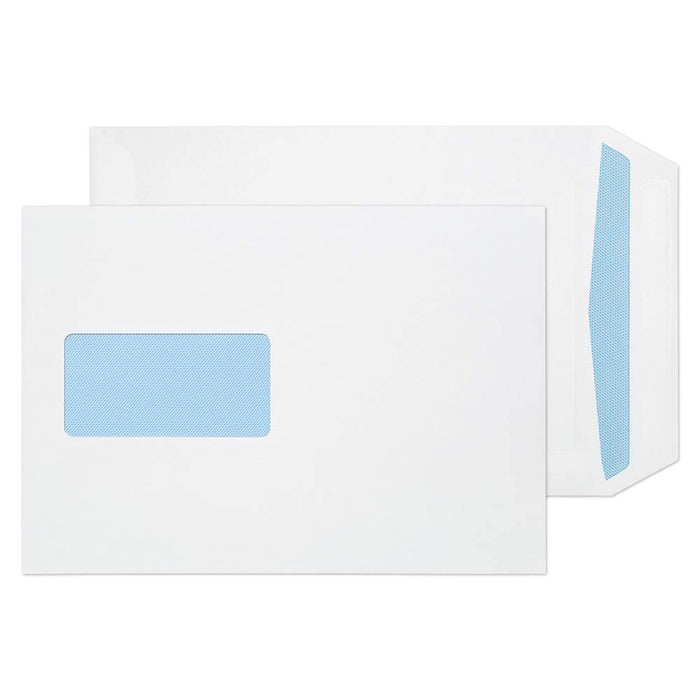 Blake Envelopes - Blake Purely Everyday Pocket Envelope C5 Self Seal Window 90gsm White (Pack 25) - 13084/25 PR