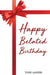 Happy Belated Birthday