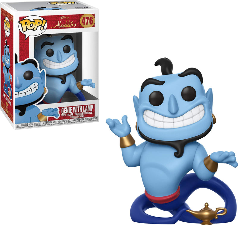 Funko POP! Vinyl: Disney: Aladdin: Genie With Lamp - Collectable Vinyl Figure - Gift Idea - Official Merchandise - Toys for Kids & Adults - Movies Fans - Model Figure for Collectors and Display