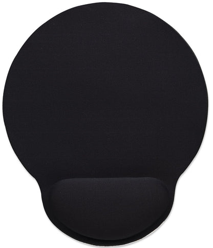 Manhattan Small Gel Mouse Pad - with Soft Wrist Support, Non-Slip Base, Ergonomic Design - for Laptop, Computer, PC Mouse - Lifetime Mfg Warranty - Black, 434362