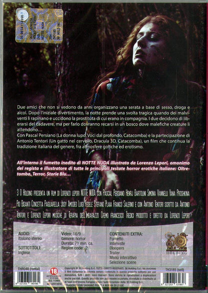 notte nuda (dvd+fumetto) DVD Italian Import