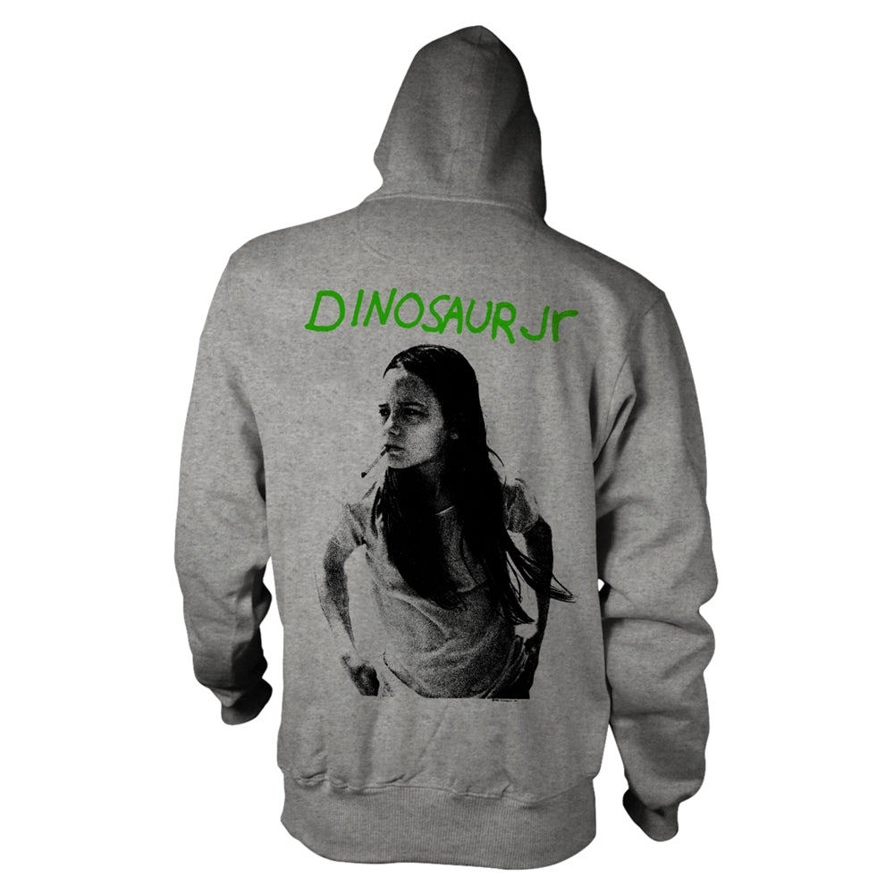 DINOSAUR JR - GREEN MIND GREY Hooded Sweatshirt Medium