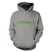 DINOSAUR JR - GREEN MIND GREY Hooded Sweatshirt Medium
