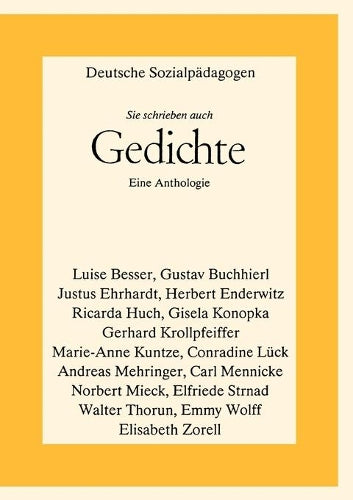 Deutsche Sozialpädagogen - Sie schrieben auch Gedichte