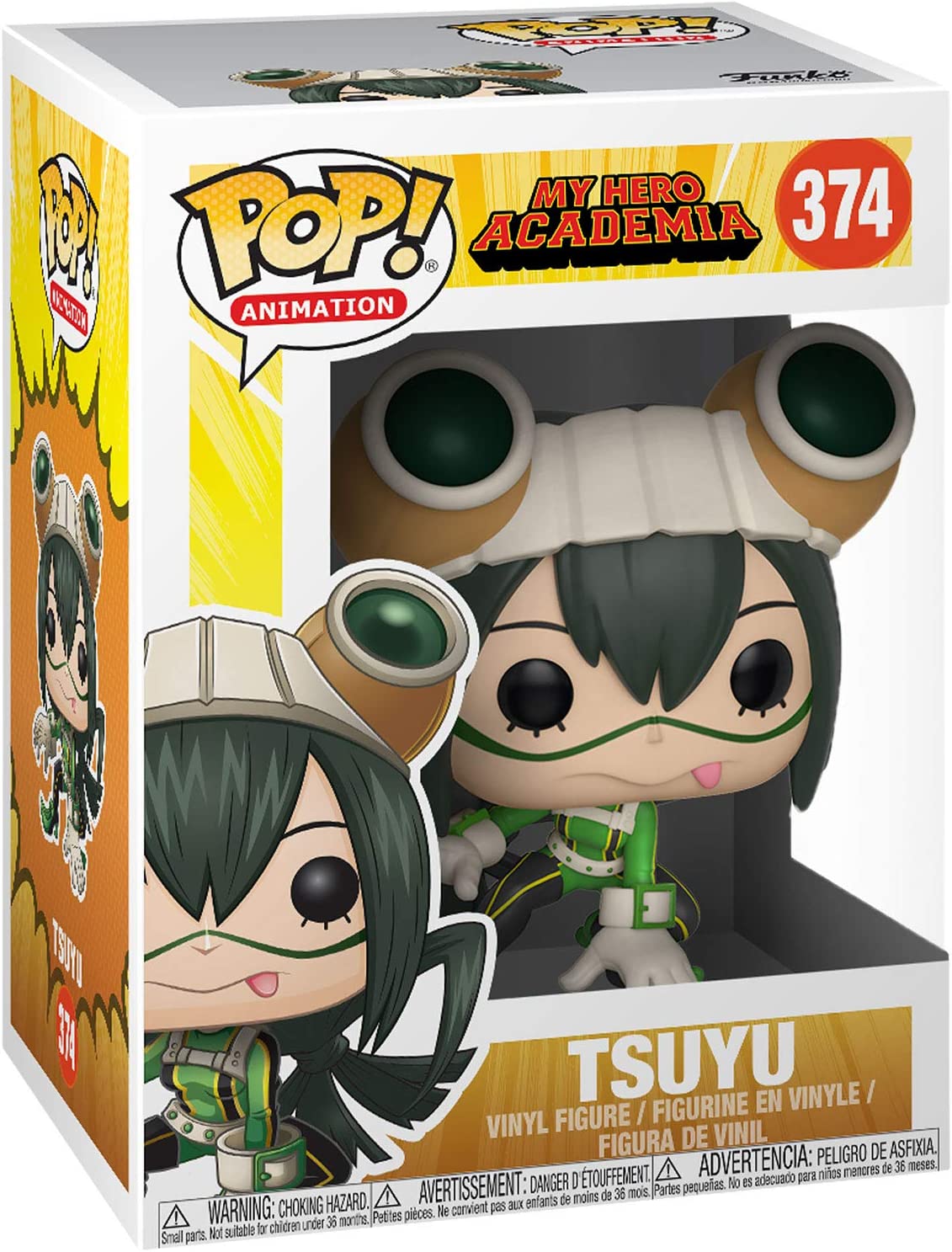 Funko POP! Vinyl: Animation: My Hero Academia (MHA) W2: Tsuyuui - Tsu - Froppyyu - Collectable Vinyl Figure - Gift Idea - Official Merchandise - Toys for Kids & Adults - Anime Fans