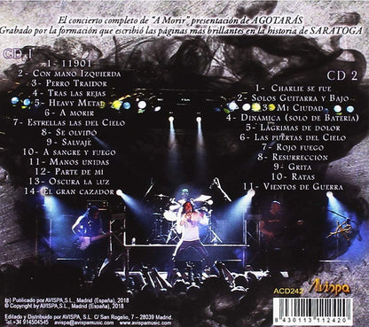 SARATOGA - Vuelve A Morir (2 CD)