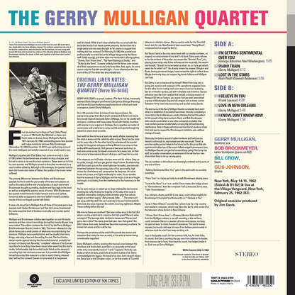 The Gerry Mulligan Quartet (feat Bob Brookmeyer, Bill Crow, Gus Johnson)