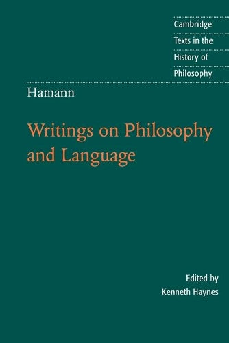 Kenneth Haynes Hamann: Writings on Philosophy and Language — Rarewaves.com