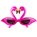 Boland Flamingo Party Glasses, Hawaiian, Fancy Dress Accessory, Carnival, Festival, Novelty Glasses, Adult, One Size