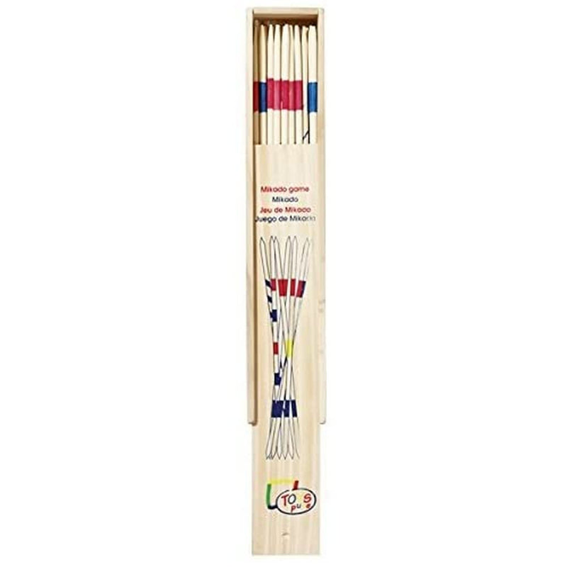 goki Juego de Mikado, grande en Caja de Madera, Multicolor (Toys Pure HS224