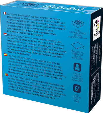 Asmodée Story Cubes: Acciones - Todas las versiones disponibles, Multilenguaje (ASMRSC02ML1