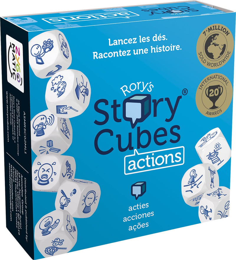 Asmodée Story Cubes: Acciones - Todas las versiones disponibles, Multilenguaje (ASMRSC02ML1