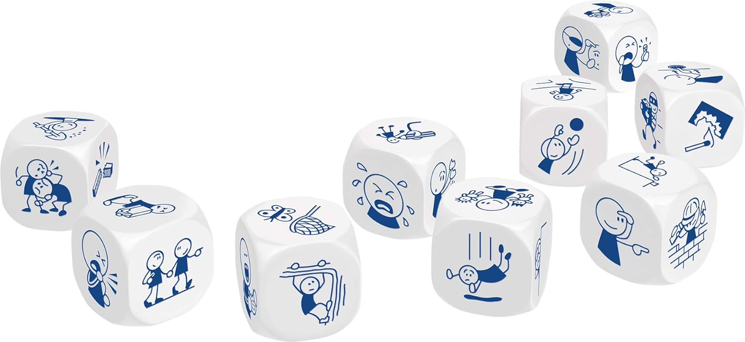 Asmodée Story Cubes: Acciones - Todas las versiones disponibles, Multilenguaje (ASMRSC02ML1