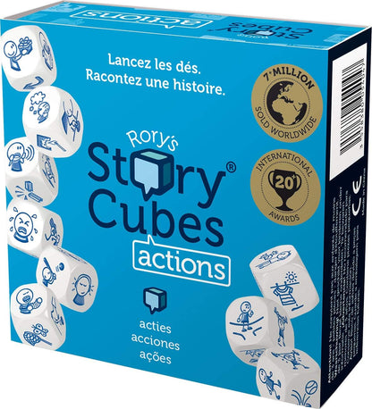 Asmodée Story Cubes: Acciones - Todas las versiones disponibles, Multilenguaje (ASMRSC02ML1
